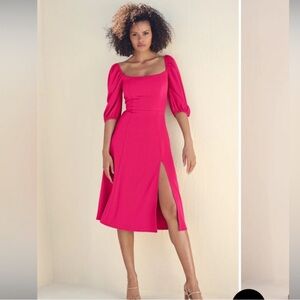 Venus square neck midi dress Sz 6